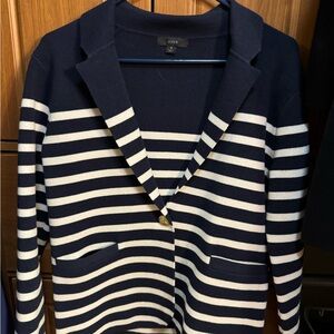 J crew sweater blazer; EUC; size 4